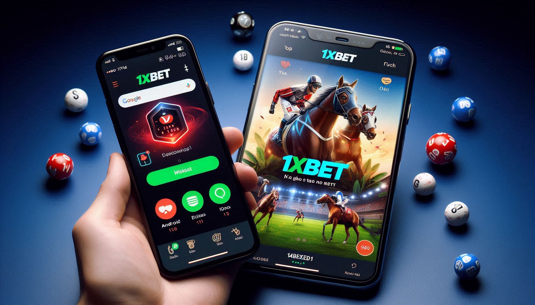 نرم‌افزار اندروید و iOS سایت وان ایکس بت 1xbet